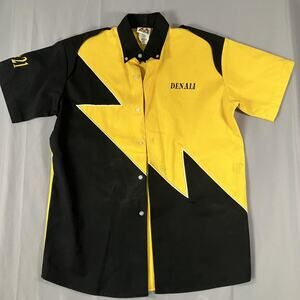 Speed Zone Race‎ Gear Shirt Mens Small Black Yellow Racing Pit Crew Denali